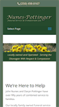 Mobile Screenshot of nunes-pottinger.com