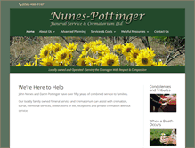 Tablet Screenshot of nunes-pottinger.com